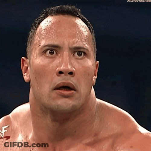 Dwayne Johnson On Royal Rumble GIF
