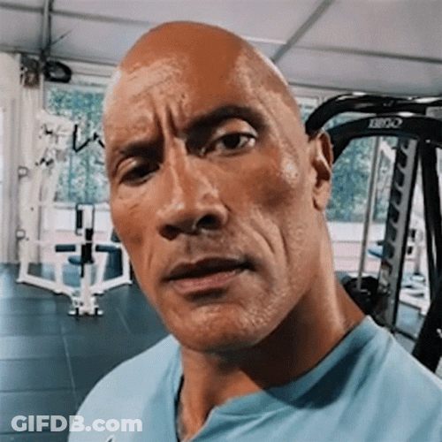 Dwayne Johnson Rock Raised Eyebrow GIF