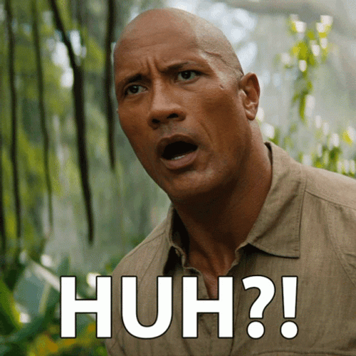 Dwayne Johnson Saying Huh GIF