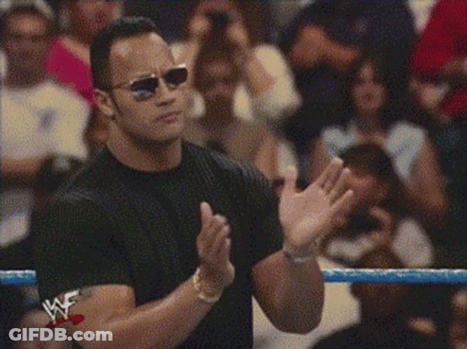 Dwayne Johnson The Rock Clapping GIF