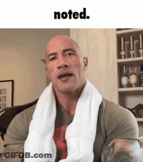 Dwayne The Rock Johnson Noted GIF
