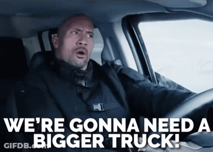 Dwayne The Rock Needs Bigger Truck GIF