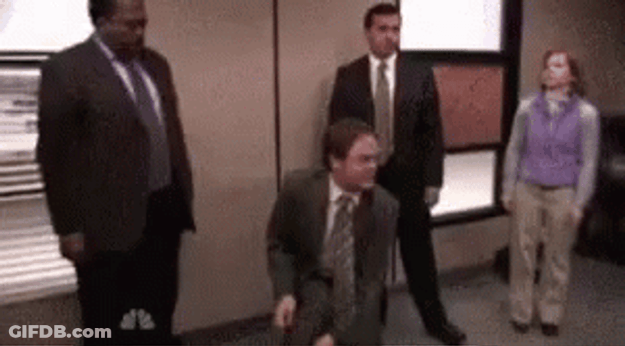 Dwight Schrute Destroying Cpr Dummy GIF