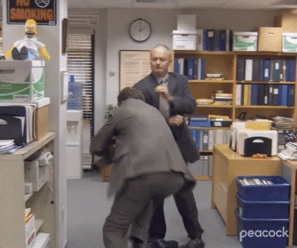 Dwight Schrute Football GIF