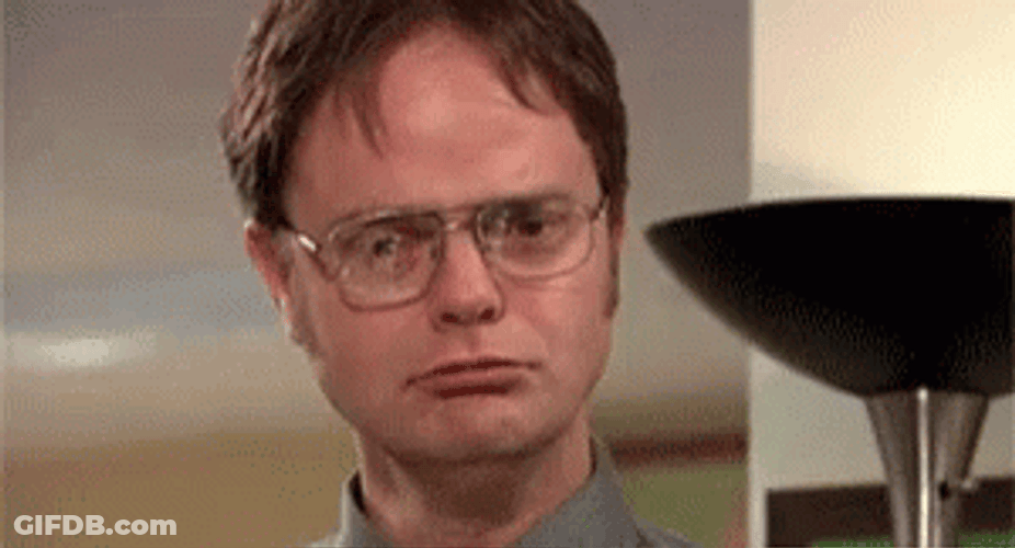 Dwight Schrute In Glasses Aye Aye GIF
