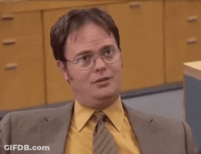 Dwight Schrute Passive Reaction GIF