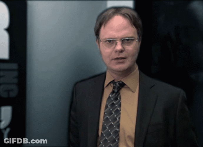 Dwight Schrute Power Point Is Boring GIF