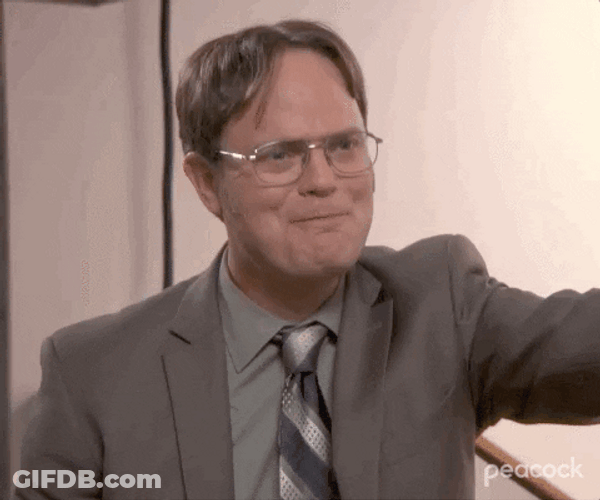 Dwight Schrute Saying Thank You From The Office GIF