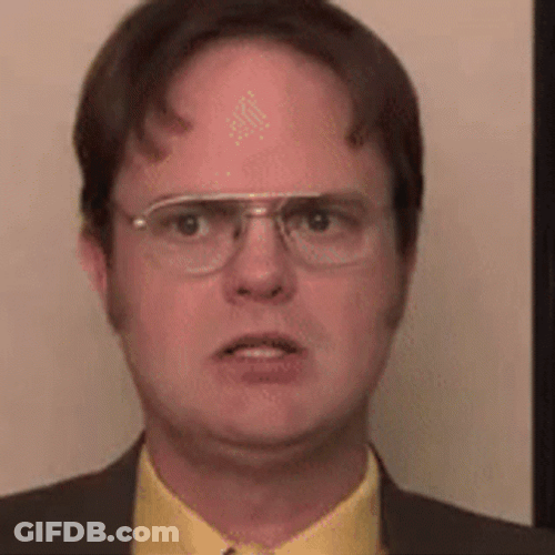 Dwight Schrute Screaming The Office GIF