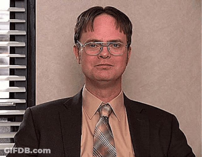 Dwight Schrute Subtle Smile The Office GIF