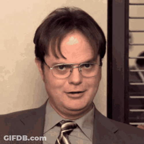 Dwight Schrute The Office Evil Laugh GIF