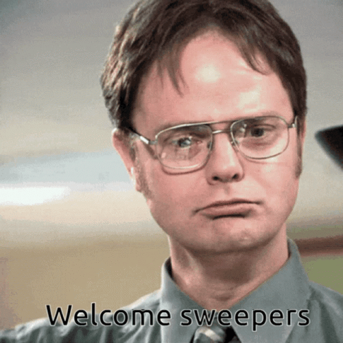 Dwight Schrute The Office Salute Welcome Sweepers GIF