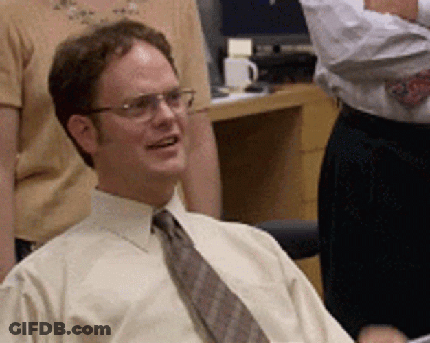 Dwight Schrute The Office Yes GIF