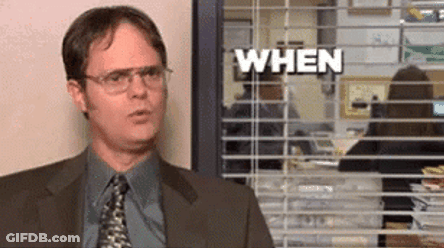 Dwight Schrute Would An Idiot Do That GIF