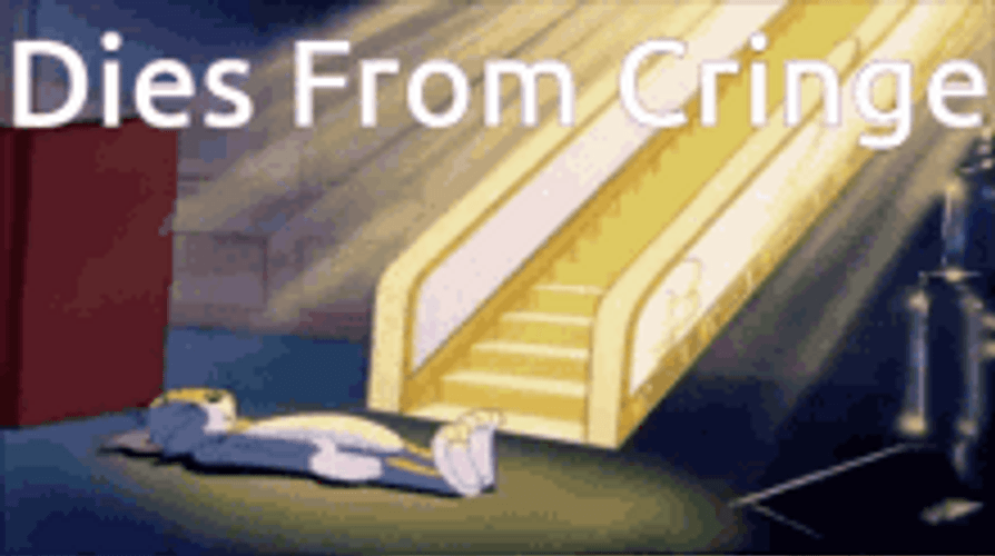 Dying From The Cringe GIF