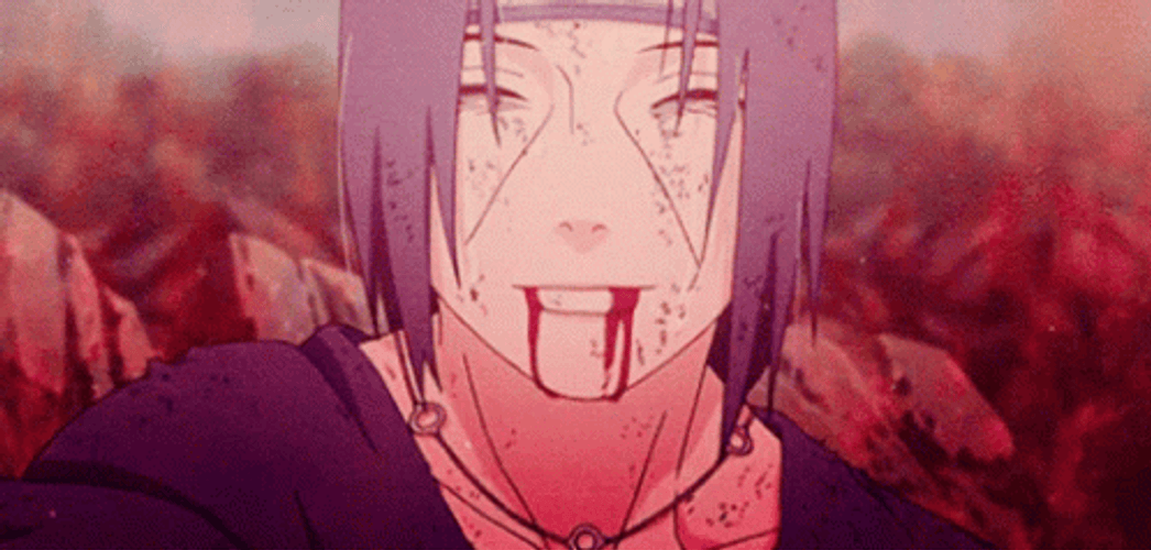 Dying Itachi Uchiha GIF