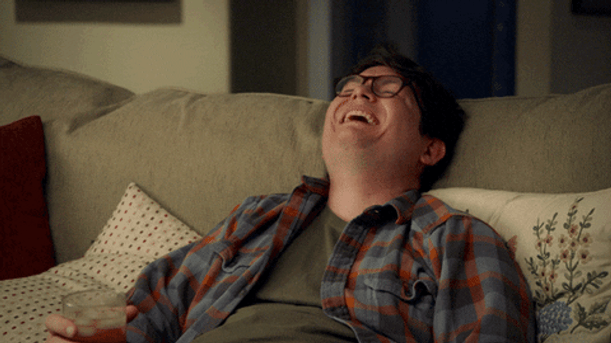 Dying Laughing Comedy Central Lol GIF