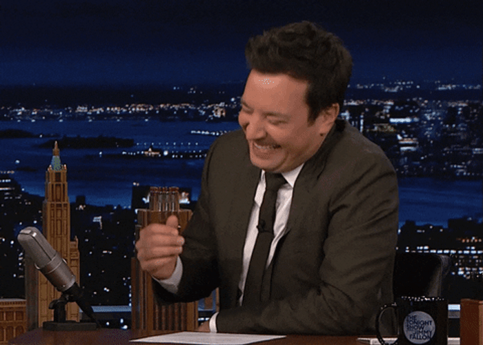 Dying Laughing Jimmy Fallon GIF