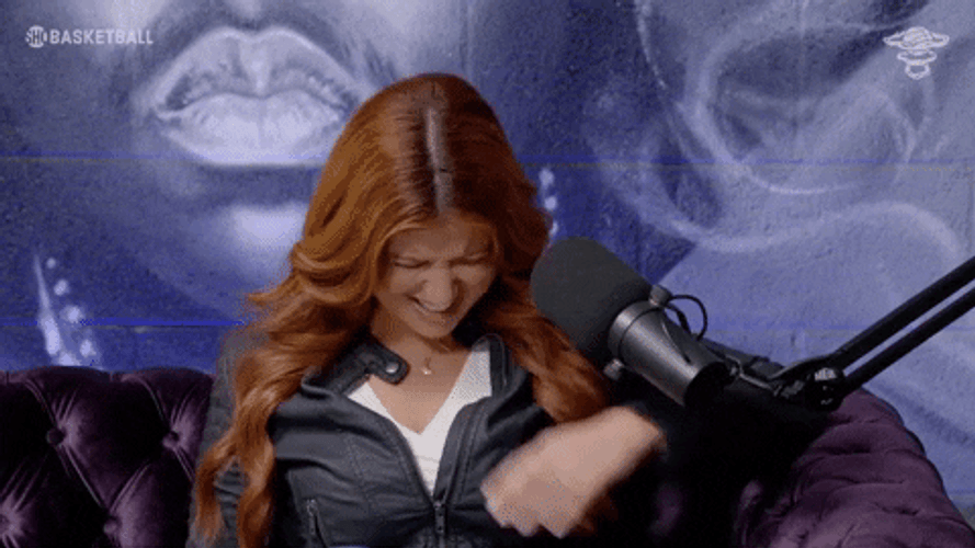 Dying Laughing Rachel Nichols ESPN GIF