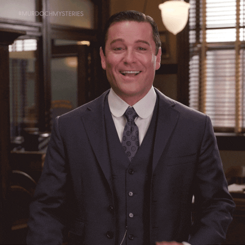 Dying Laughing Yannick Bisson GIF