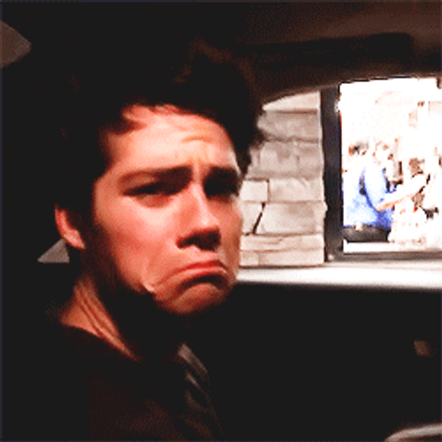 Dylan O'Brien Funny Cute Pout GIF