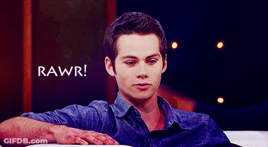 Dylan O'brien Loud Rawr GIF