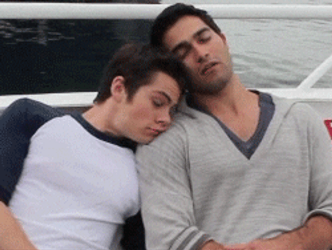 Dylan O'Brien Love Tyler Hoechlin GIF