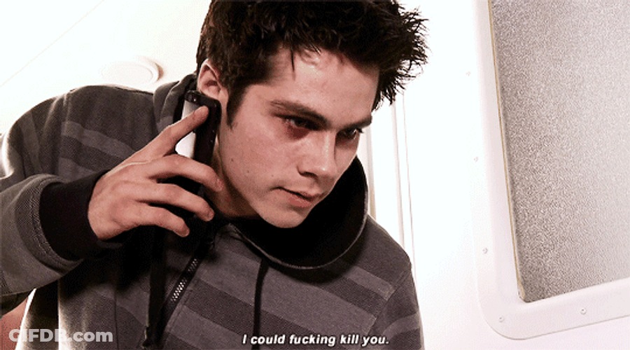 Dylan O'Brien On Call Void Stiles GIF