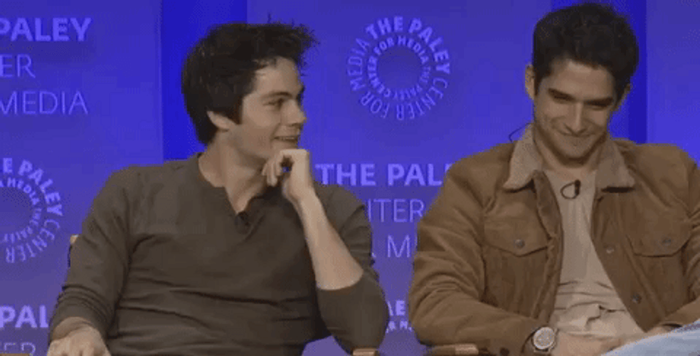 Dylan O'Brien PaleyFest Fist Pump GIF