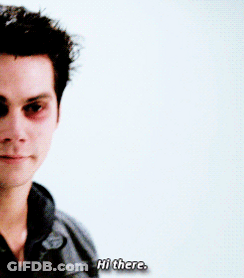 Dylan O'Brien Red Eyes Void Stiles GIF