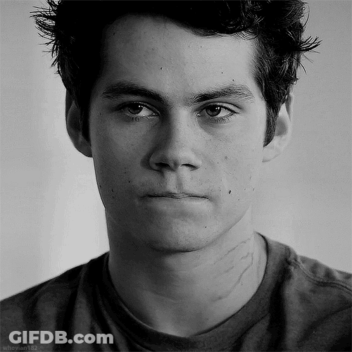 Dylan O'Brien Stared Eyes Void Stiles GIF