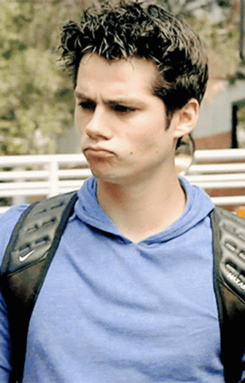 Dylan O'Brien Stiles Funny Pout GIF