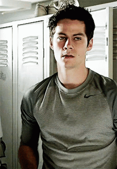 Dylan O'Brien Stiles Locker Dance GIF