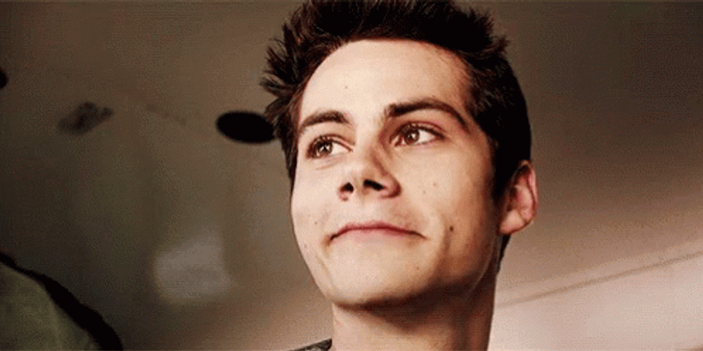 Dylan O'Brien Teen Wolf Smirk GIF