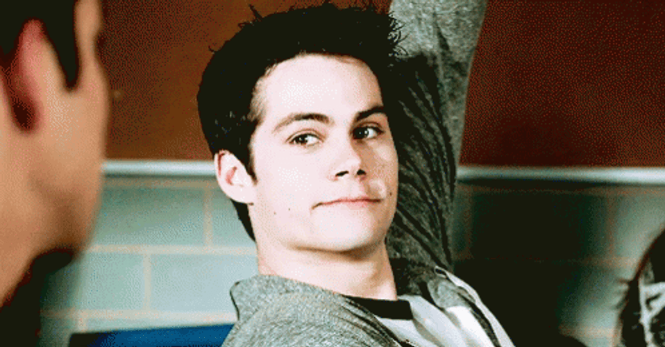 Dylan O'Brien Teen Wolf Wink GIF