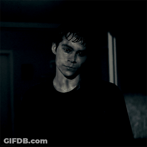 Dylan O'Brien Void Stiles Looking Around GIF