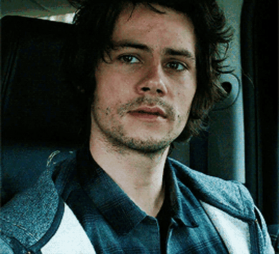 Dylan O'Brien Worried Mitch Rapp GIF