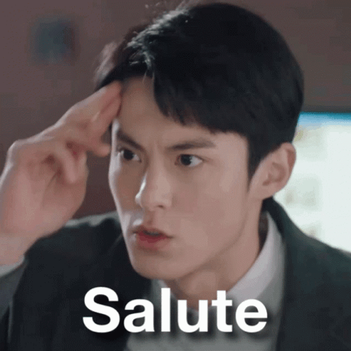 Dylan Wang Salute GIF