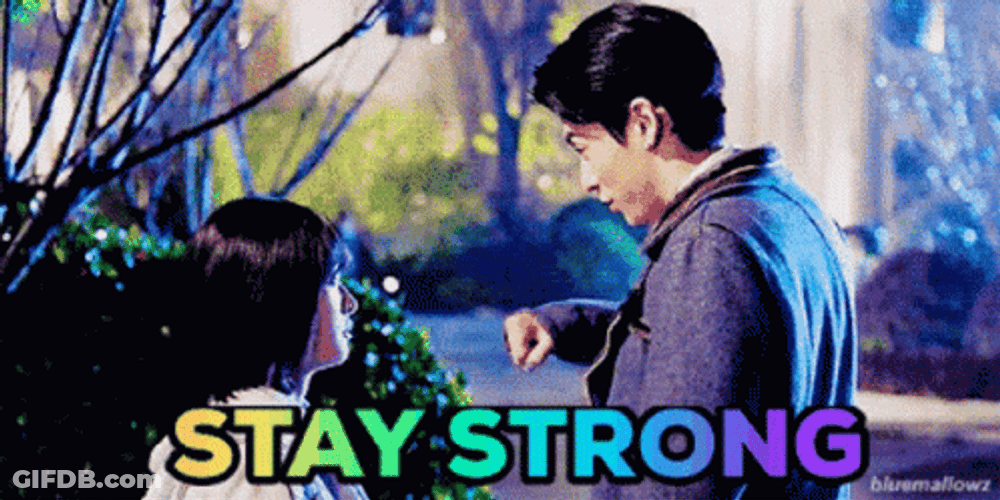 Dylan Wang Stay Strong GIF