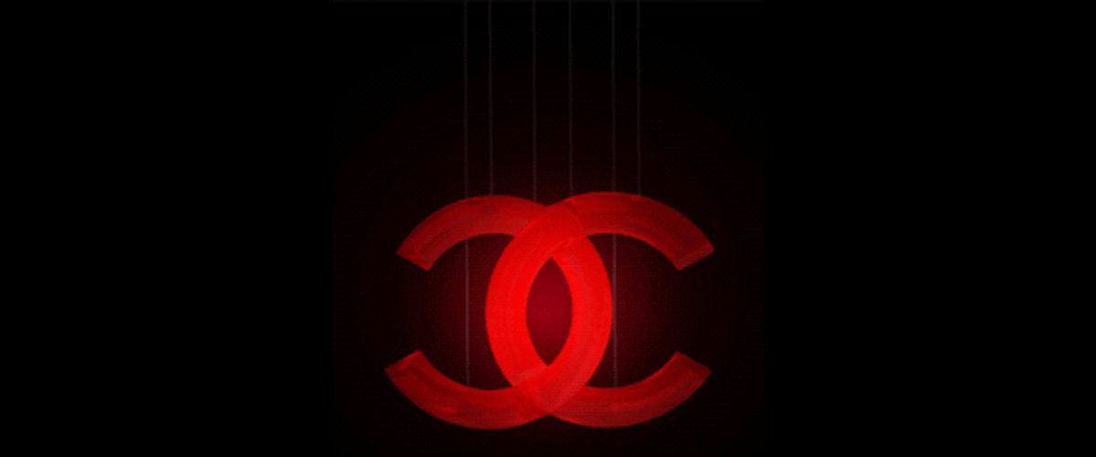 Dynamic Red Chanel Logo GIF
