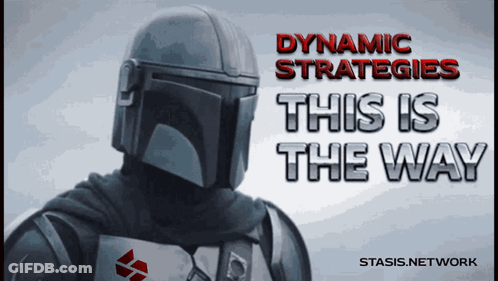 Dynamic Strategies This Is The Way Poster With A Man In A Helmet GIF