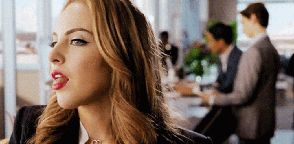 Dynasty Elizabeth Gillies As Fallon Eating GIF