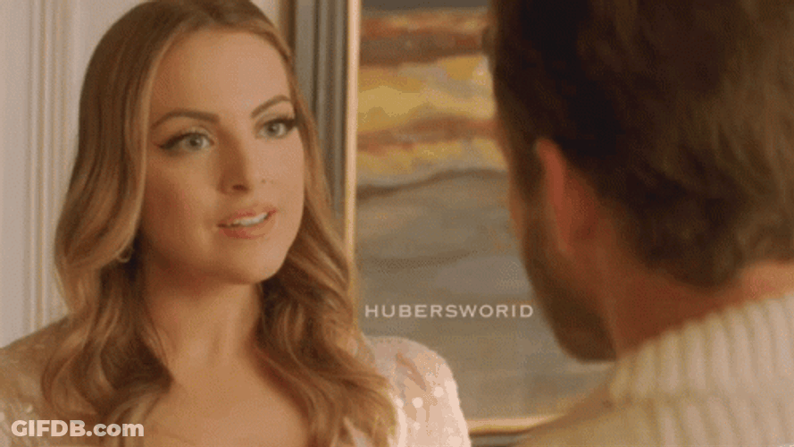 Dynasty Elizabeth Gillies Looking At Him GIF