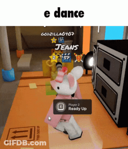 E Dance Video Game Screenshot GIF