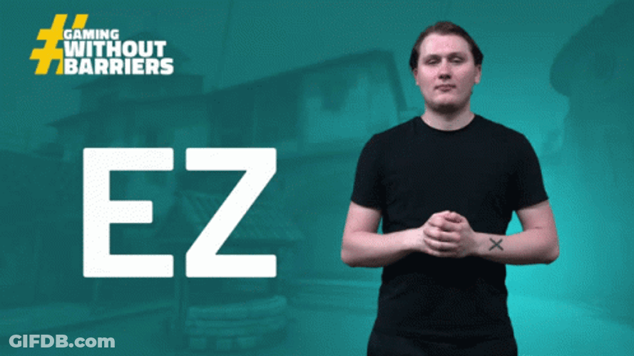 E Easy Sign Language GIF