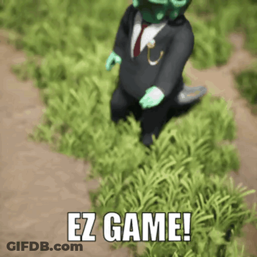 E For Easy Game Frog GIF