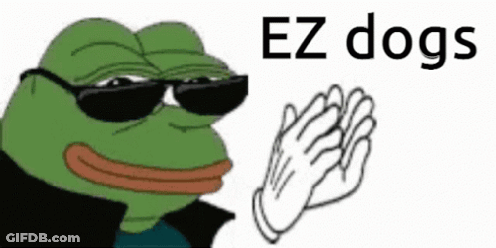 E Frog Clapping GIF