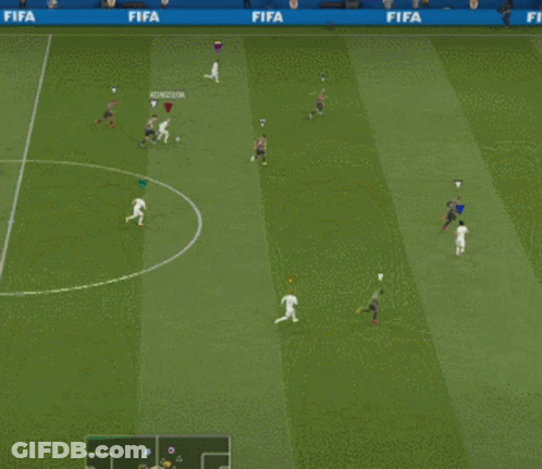 EA Sports Pro Clubs Logo With Soccer Players GIF