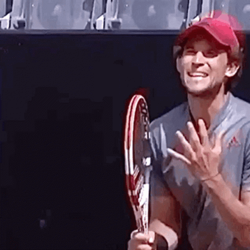 Eager Dominic Thiem GIF