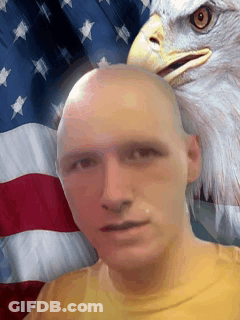 Eagle Holding USA Sign GIF